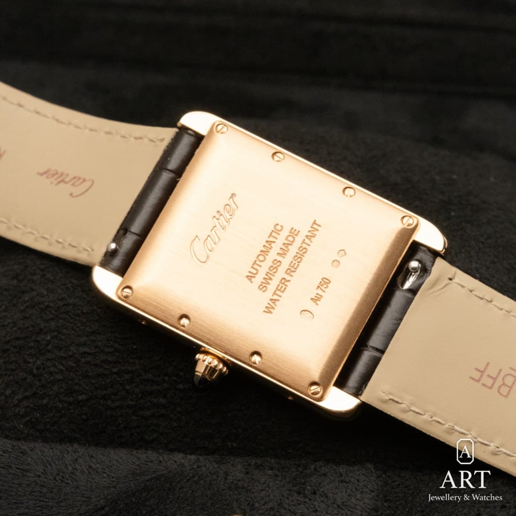 Cartier Tank Louis watch, silver dial, reference WGTA0346 (8)