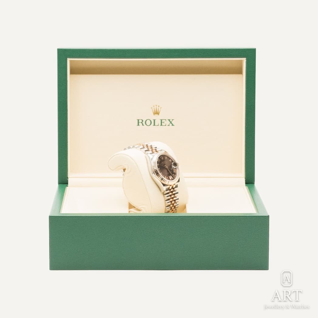 Rolex Datejust watch, chocolate dial, reference 278271 (3)