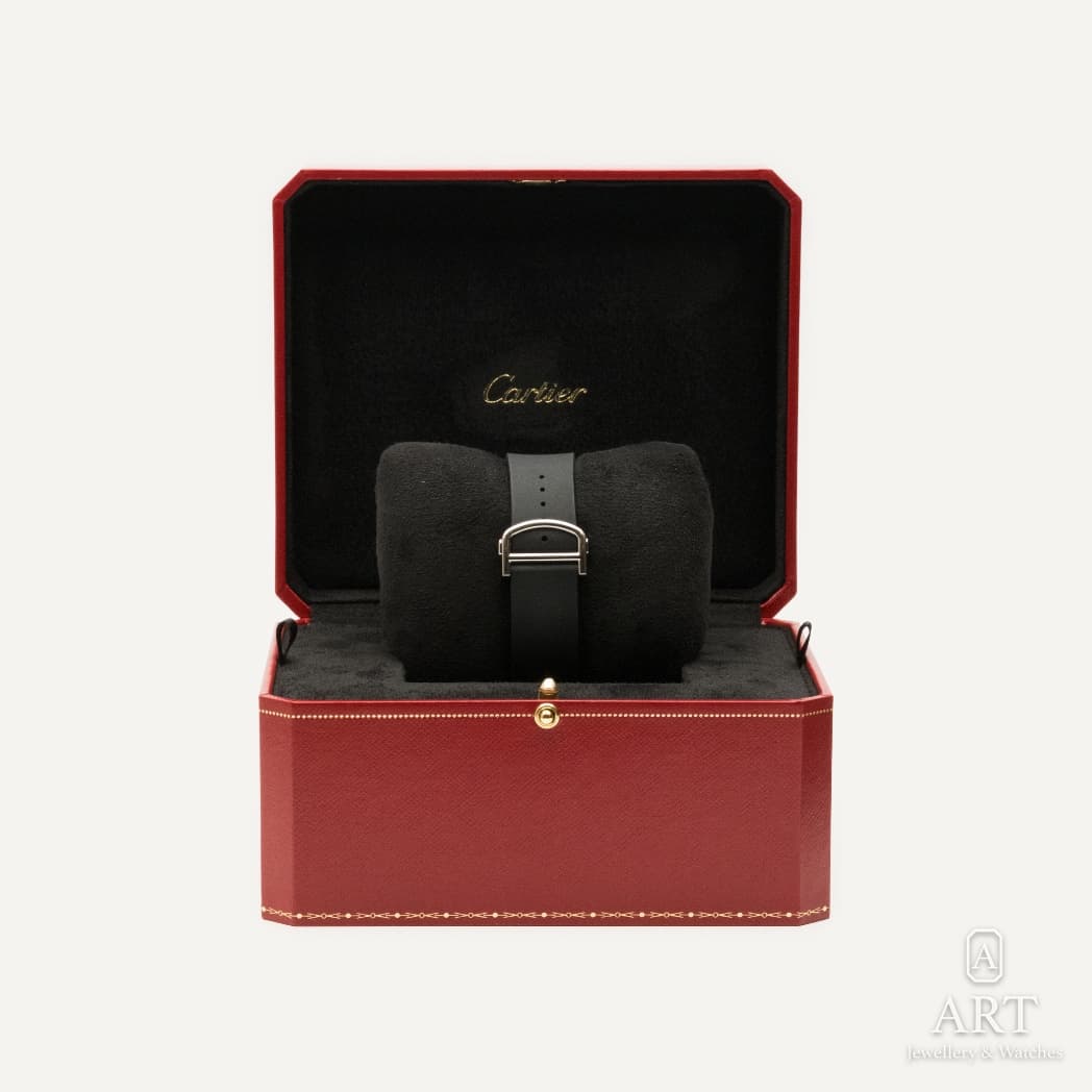 Cartier Santos de Cartier watch, green dial, reference WSSA0055 (4)