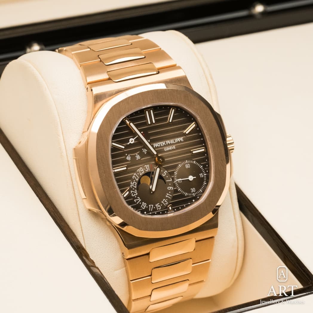 Patek Philippe Nautilus watch, brown dial, reference 5712/1R-001 (6)