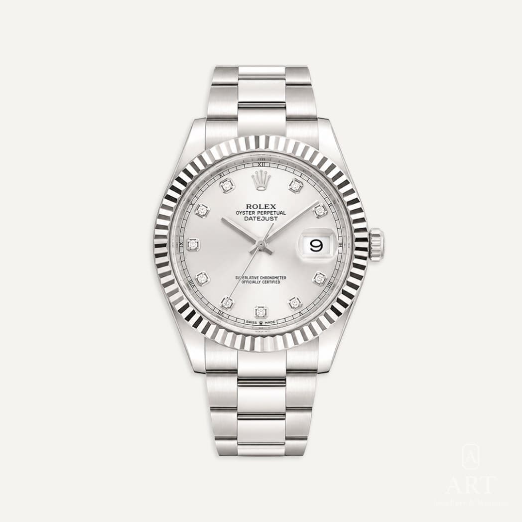 Rolex Datejust II watch, silver dial, reference 116334