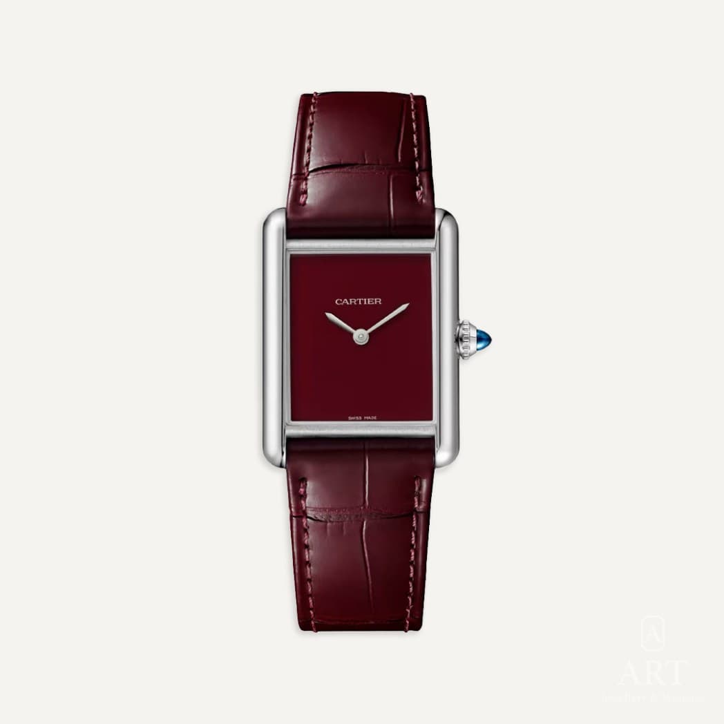 Cartier Tank Must de Cartier watch, red dial, reference WSTA0113