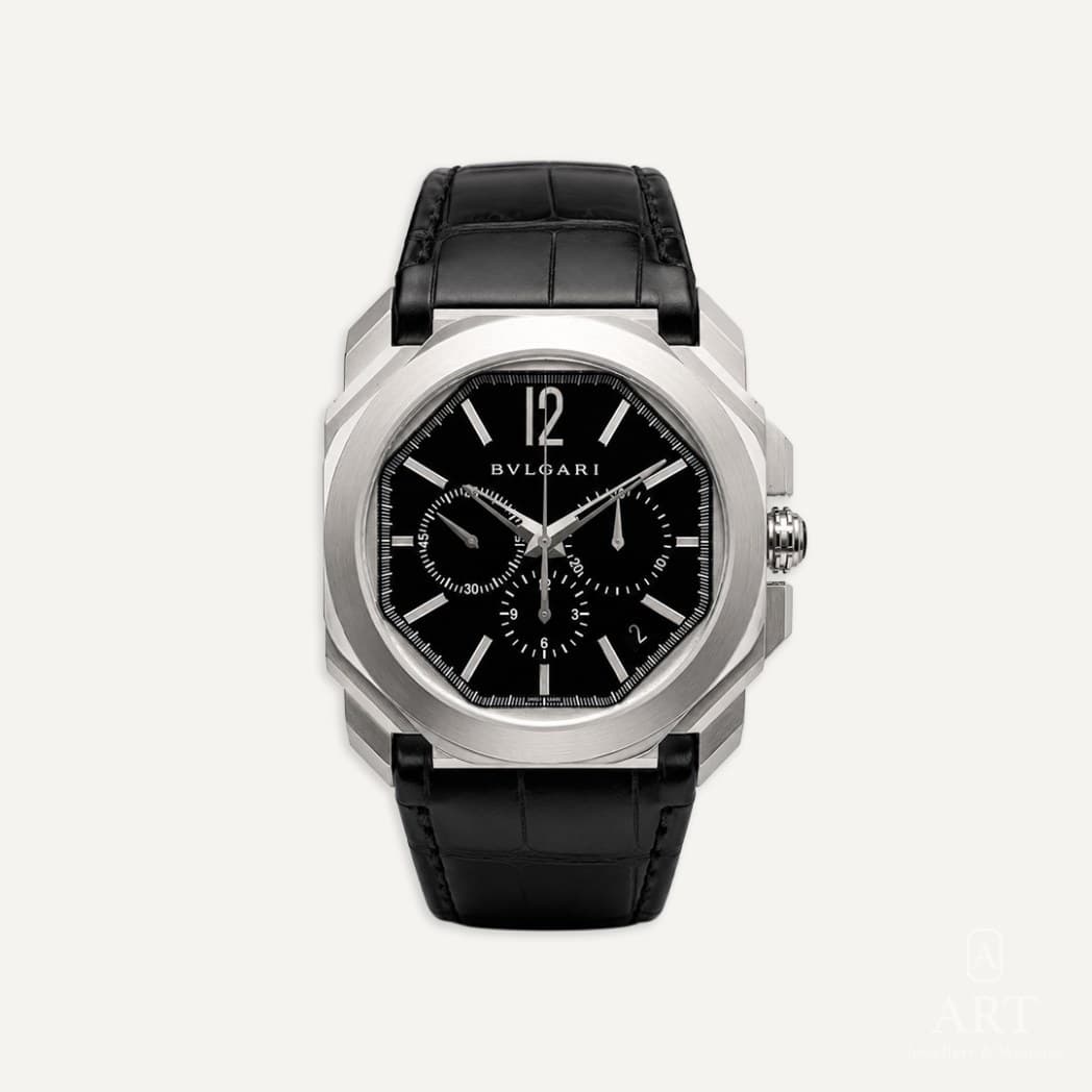 Bulgari Octo Velocissimo saati, siyah kadran, referans 102103