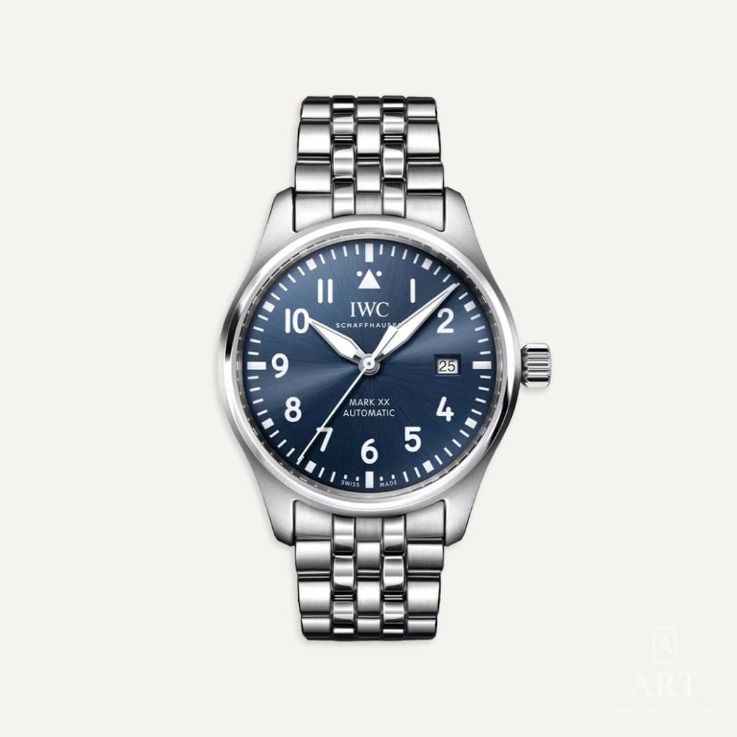 IWC Pilot's Watch Mark XX, blue dial, reference IW328204