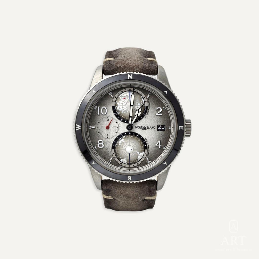 Montblanc 1858 Geosphere Cappadocia Limited Edition watch, gray dial, reference MB130332