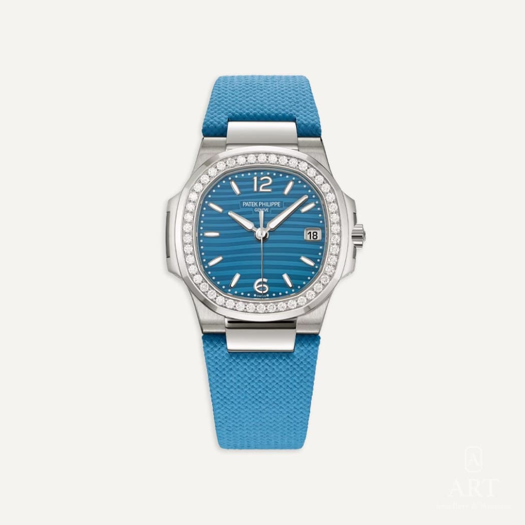 Patek Philippe Nautilus watch, blue dial, reference 7010G-013