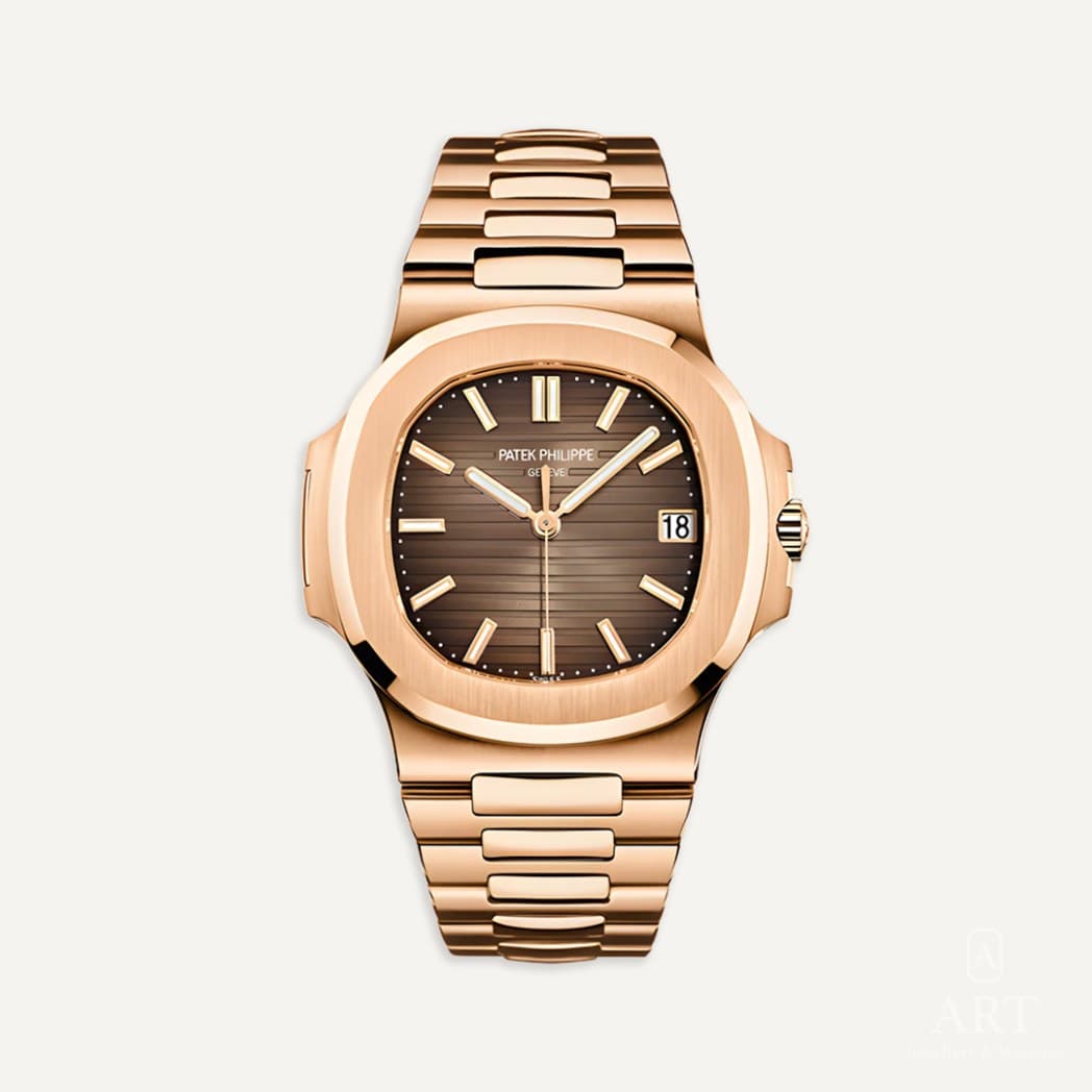 Patek Philippe Nautilus watch, brown dial, reference 5711/1R-001