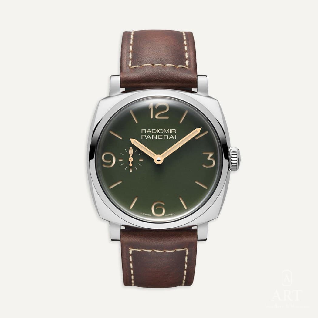 Panerai Radiomir 1940 watch, green dial, reference PAM00995