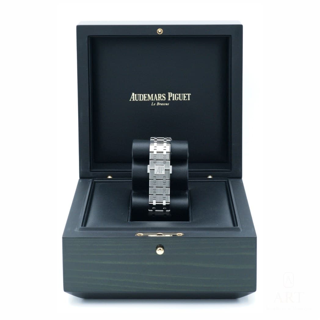 Audemars Piguet Royal Oak watch, green dial, reference 15510ST.OO.1320ST.04 (6)