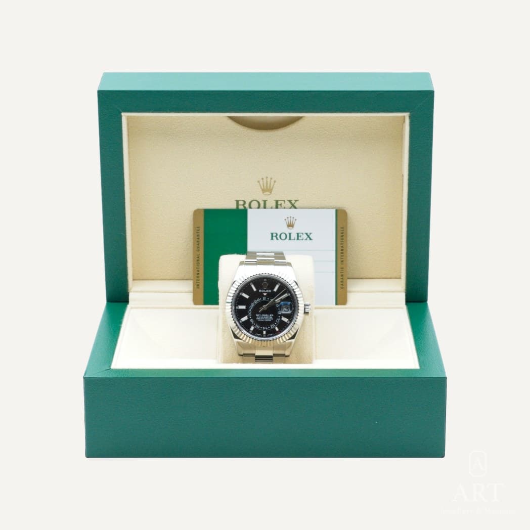 Rolex Sky-Dweller saati, siyah kadran, referans 326934 (2)