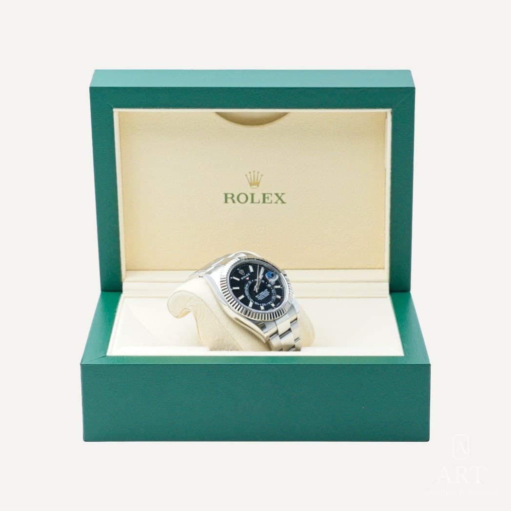 Rolex Sky-Dweller saati, siyah kadran, referans 326934 (3)