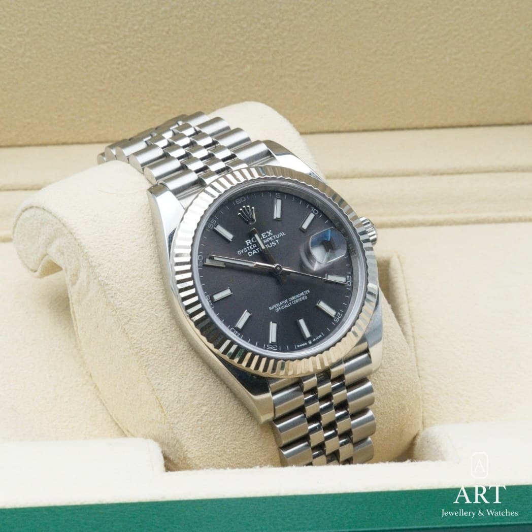 Rolex Datejust watch, slate grey dial, reference 126334 (5)
