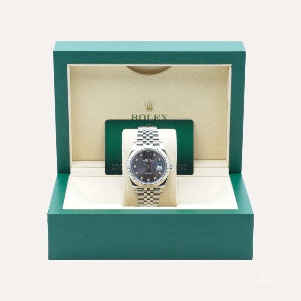Rolex Datejust saati, arduvaz gri kadran, referans 126334 (2)
