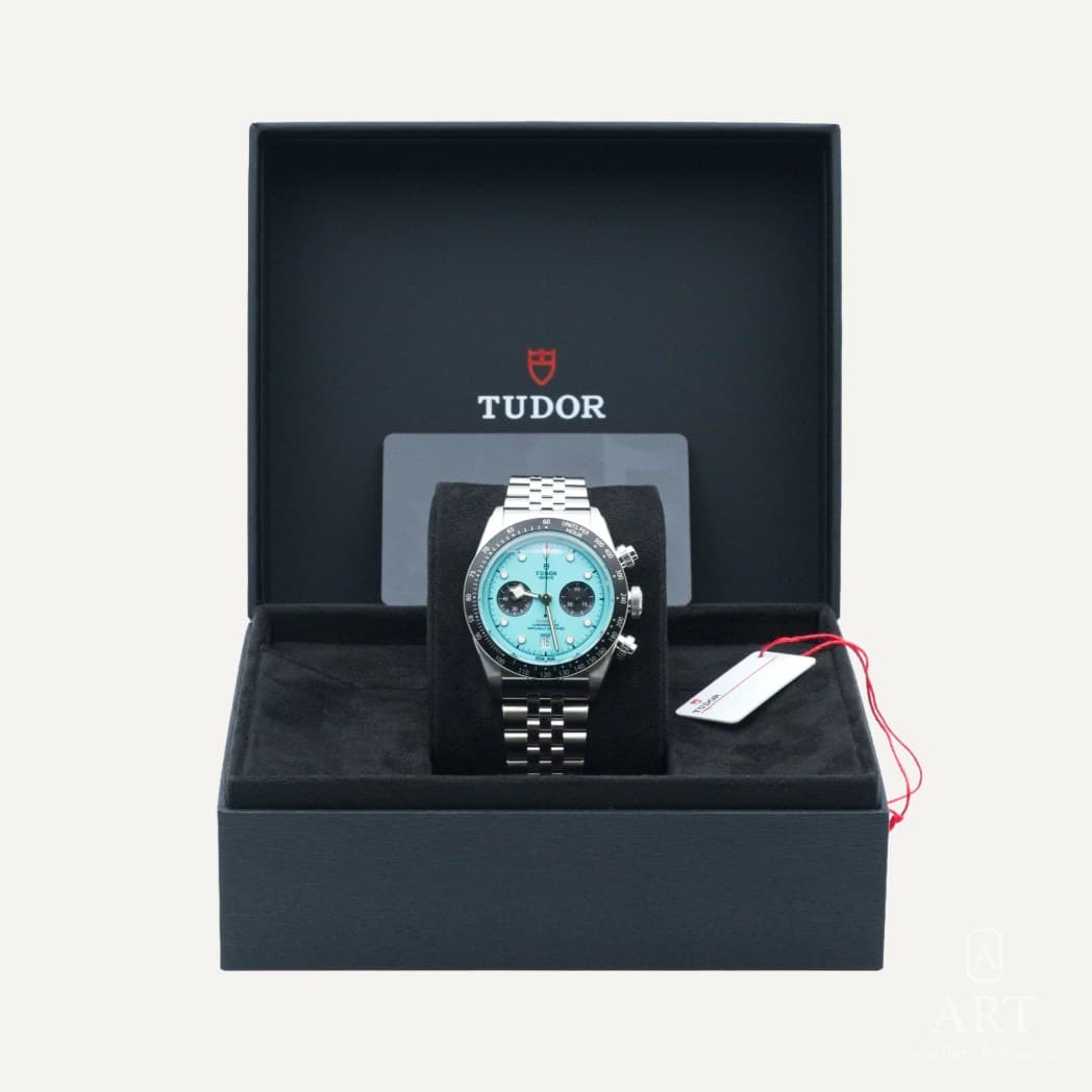 Tudor Black Bay Chronograph watch, blue dial, reference M79360N-0024 (2)