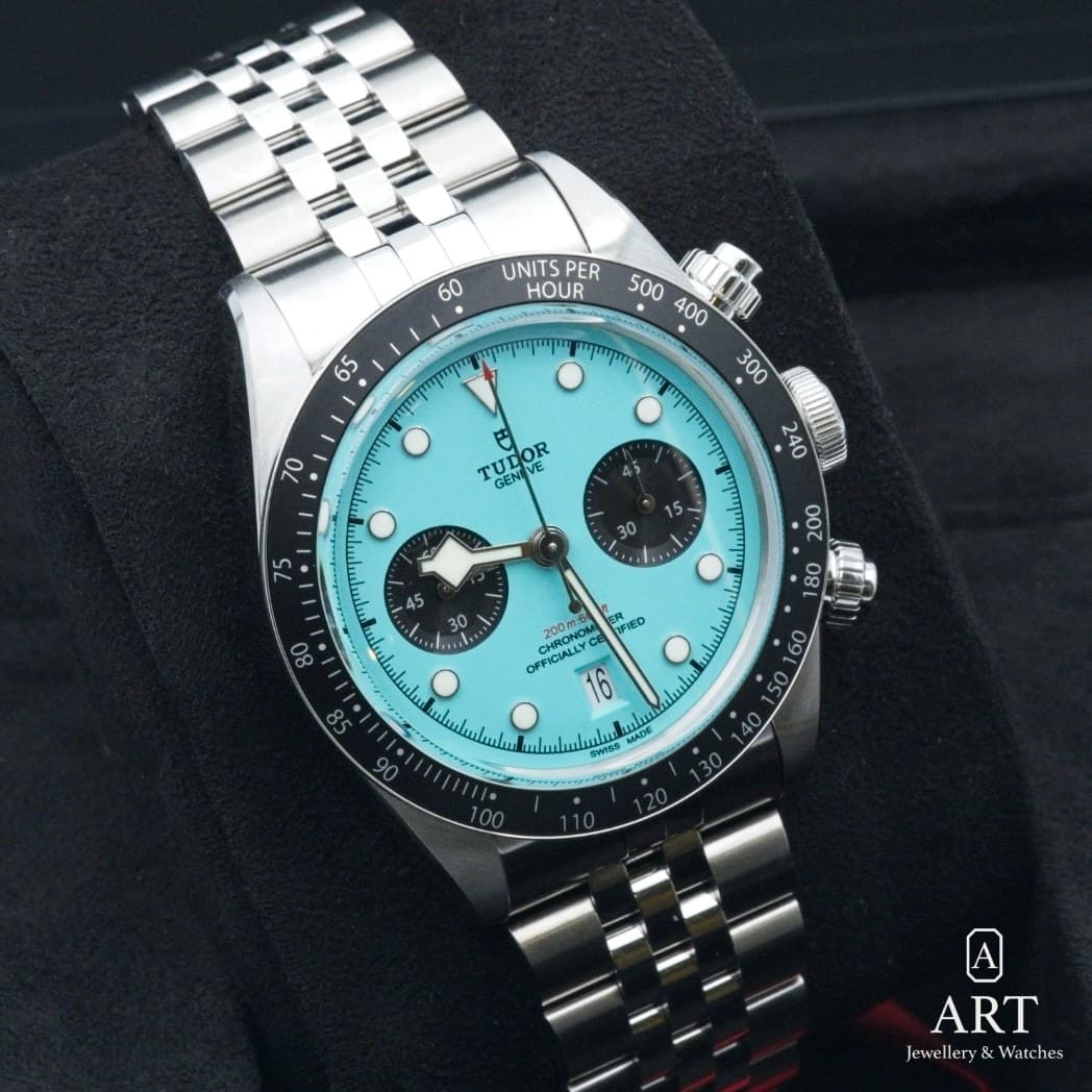 Tudor Black Bay Chronograph watch, blue dial, reference M79360N-0024 (5)