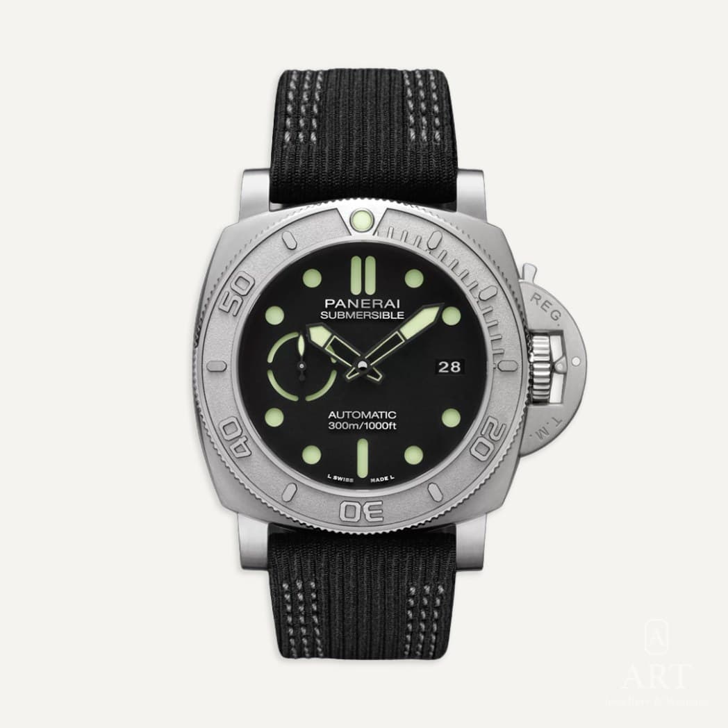 Panerai Luminor Submersible Mike Horn Edition watch, black dial, reference PAM00984