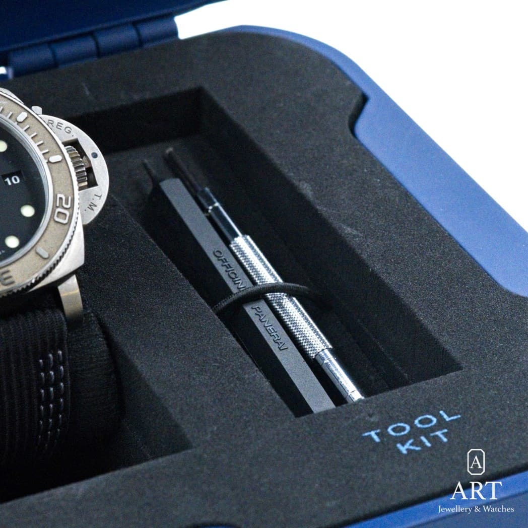 Panerai Luminor Submersible Mike Horn Edition watch, black dial, reference PAM00984 (8)