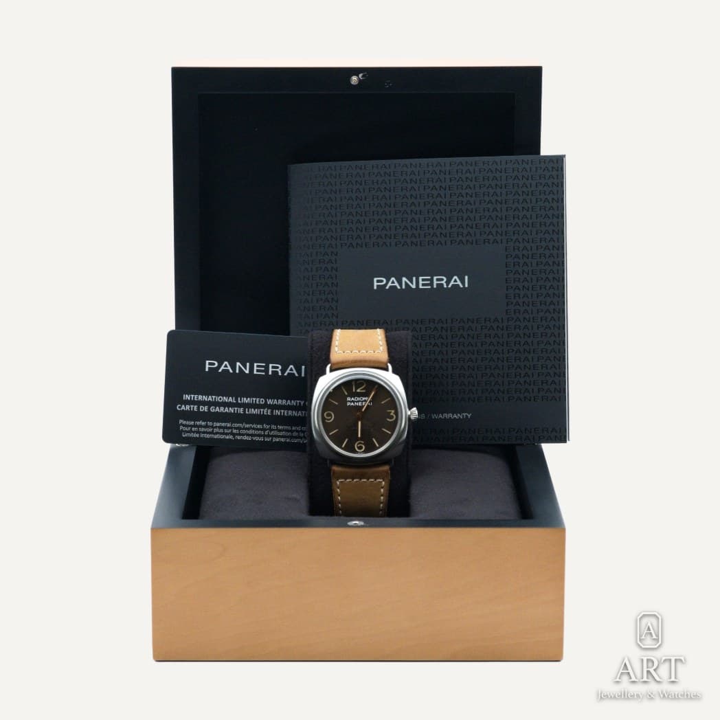 Panerai Radiomir Venti 20th Anniversary of Paneristi saati, kahverengi kadran, referans PAM02020 (2)
