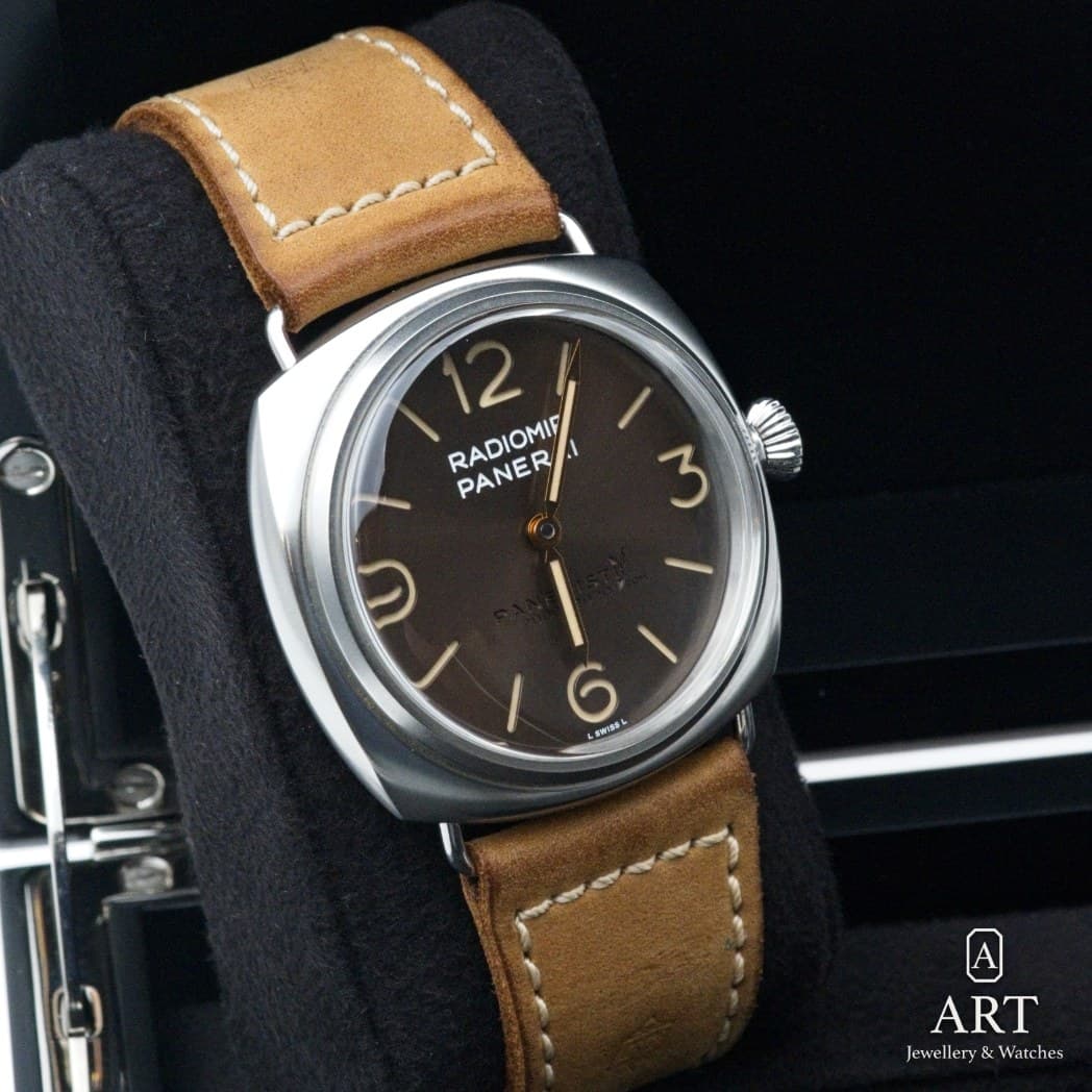 Panerai Radiomir Venti 20th Anniversary of Paneristi saati, kahverengi kadran, referans PAM02020 (5)