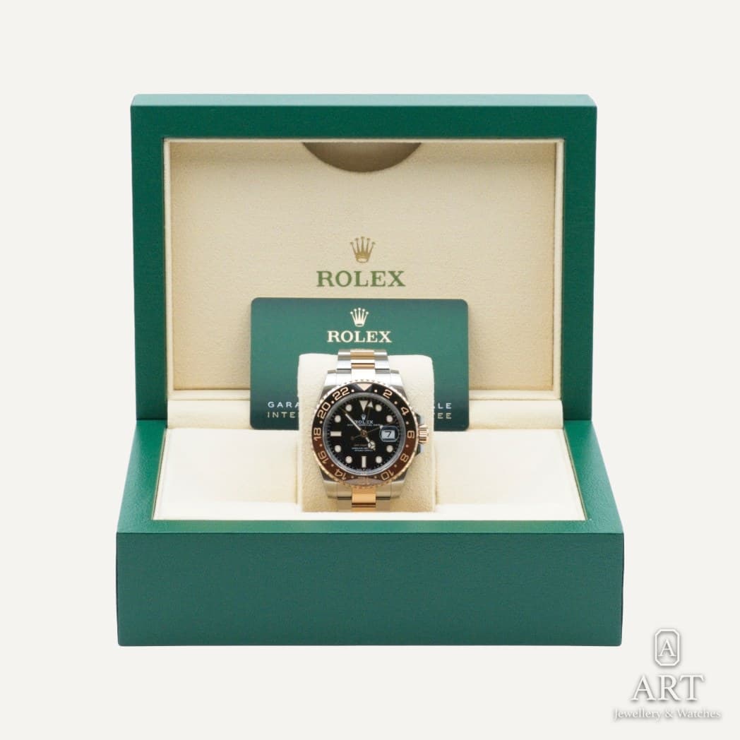 Rolex GMT-Master II "Root Beer" saati, siyah kadran, referans 126711CHNR (2)