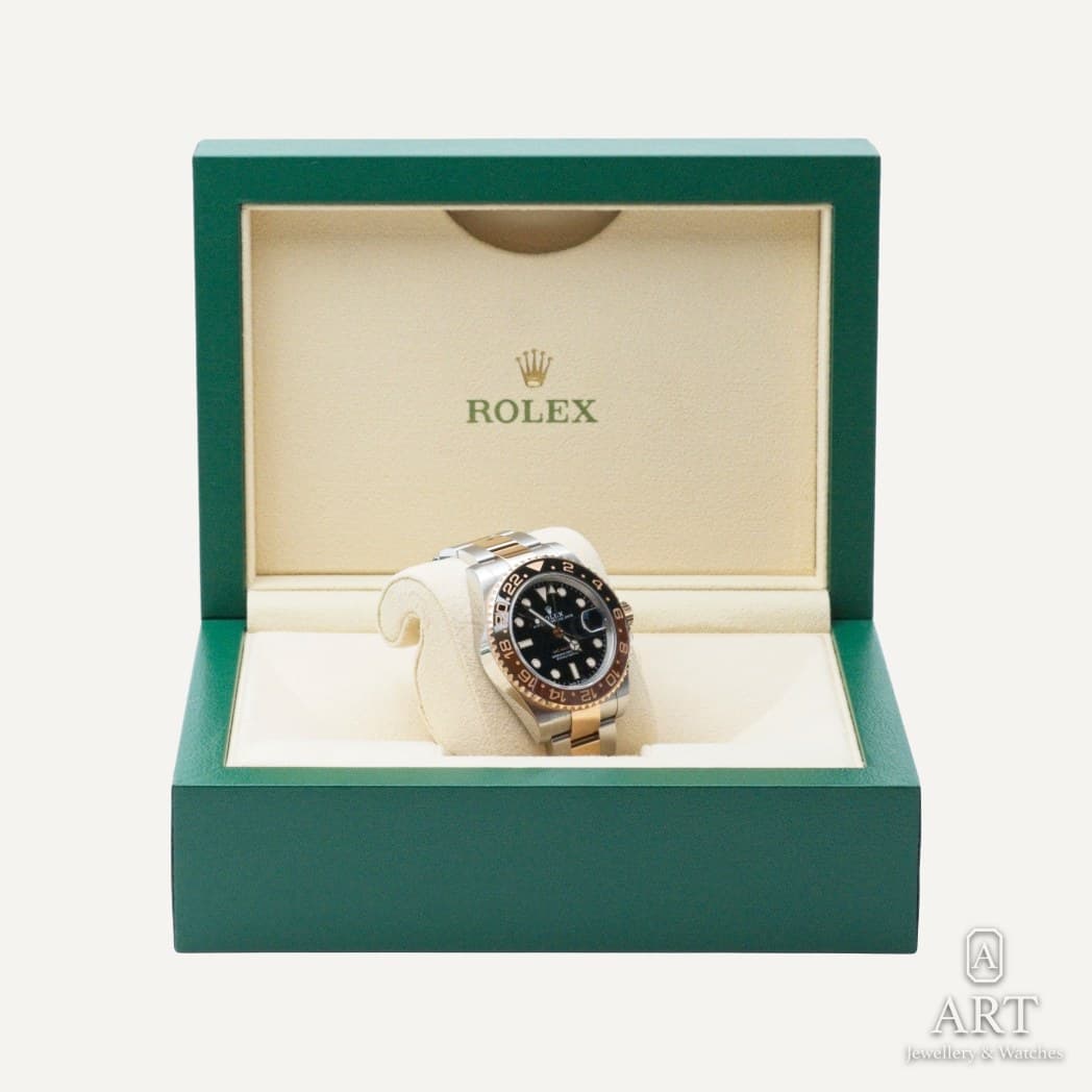 Rolex GMT-Master II "Root Beer" saati, siyah kadran, referans 126711CHNR (3)