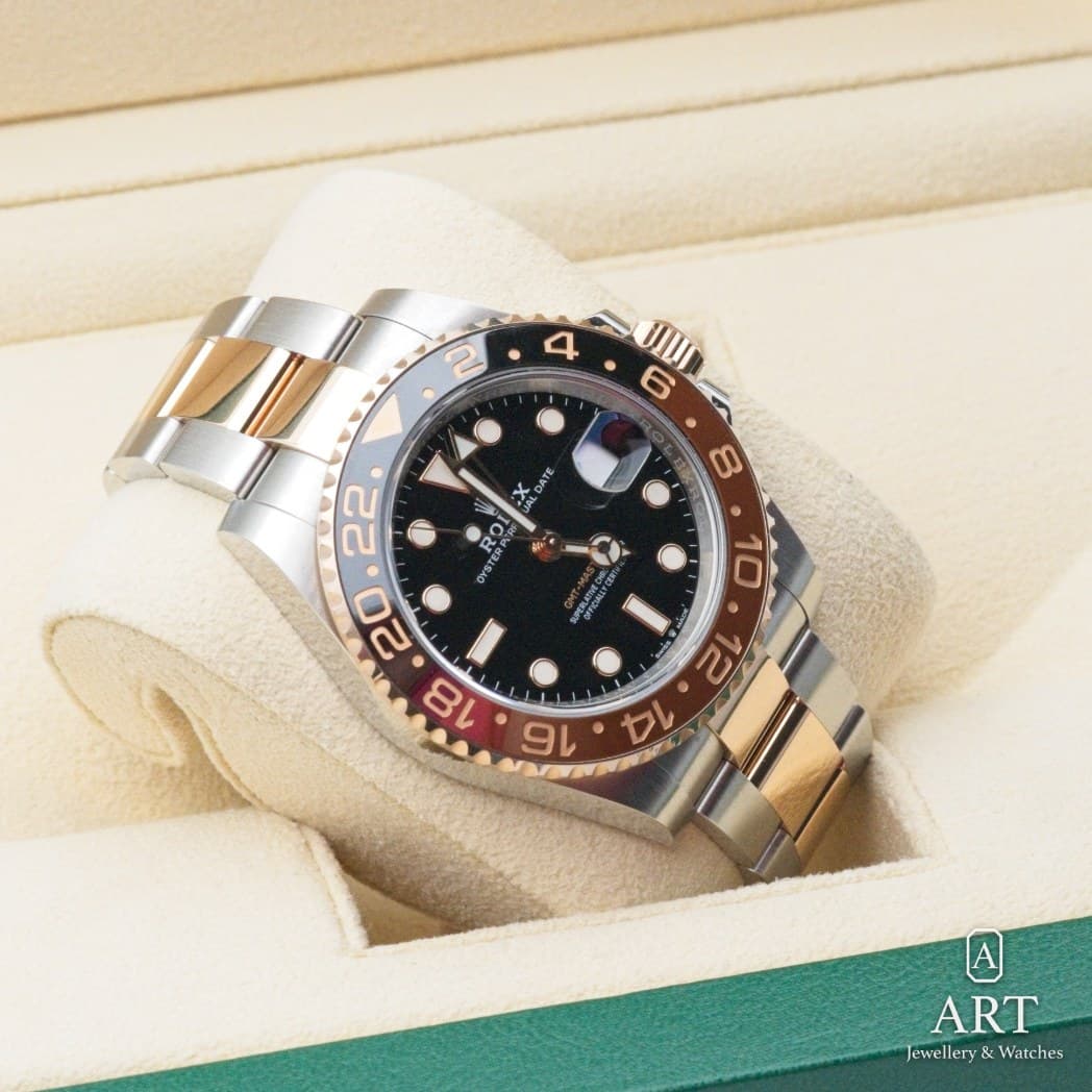 Rolex GMT-Master II "Root Beer" saati, siyah kadran, referans 126711CHNR (5)