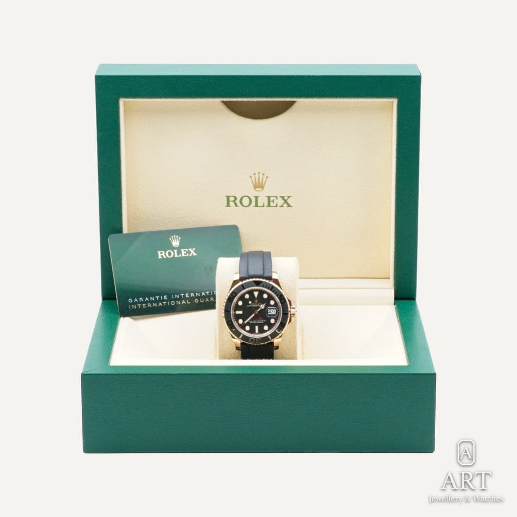 Rolex Yacht-Master saati, siyah kadran, referans 126655 (2)