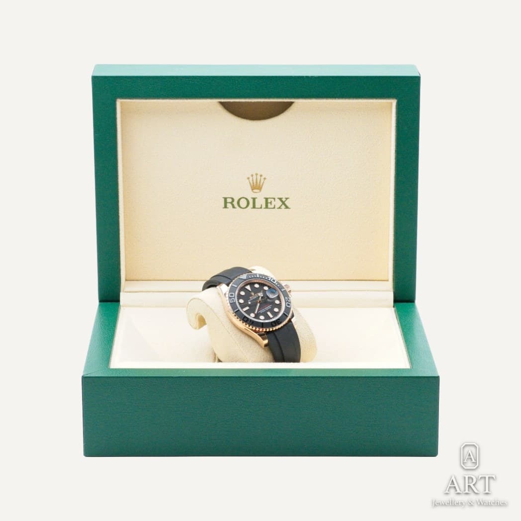 Rolex Yacht-Master saati, siyah kadran, referans 126655 (3)
