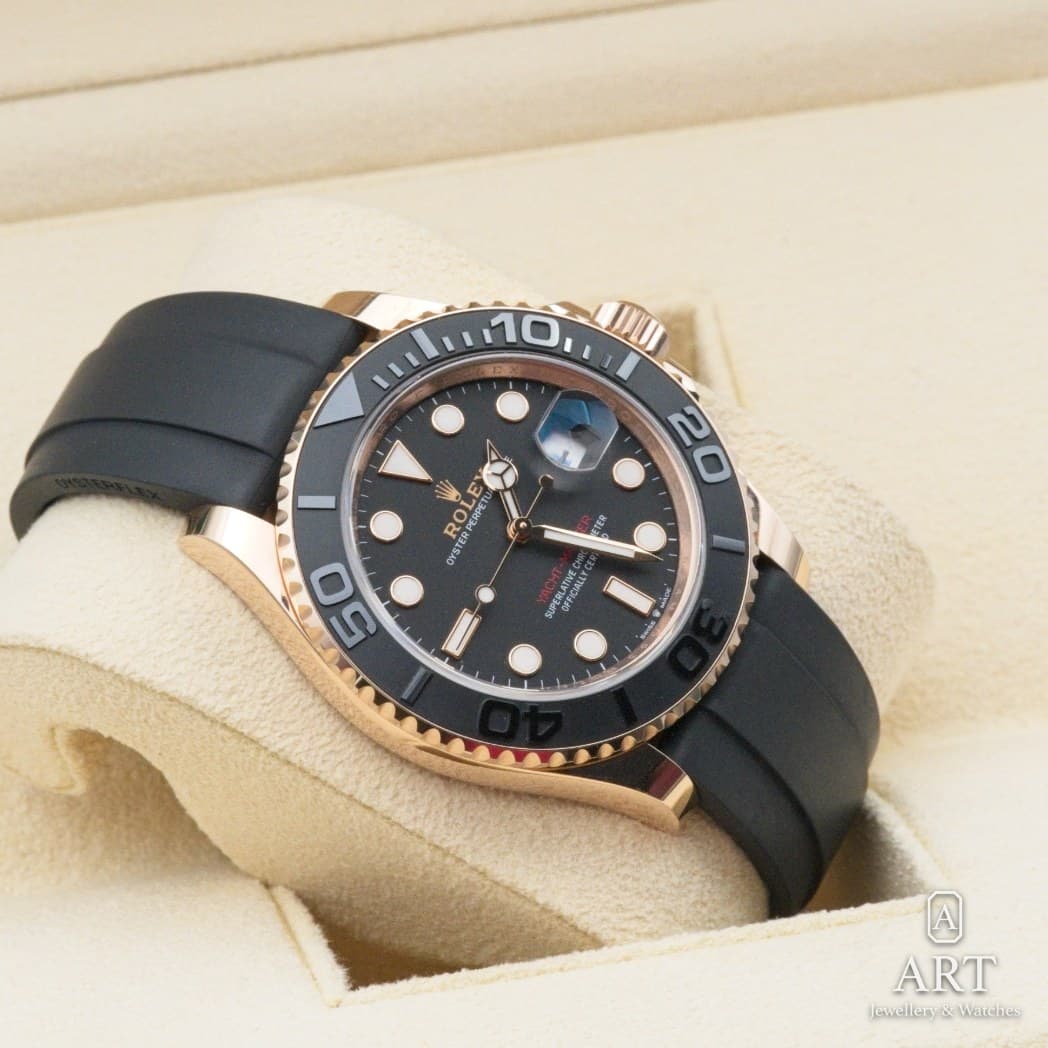 Rolex Yacht-Master saati, siyah kadran, referans 126655 (5)