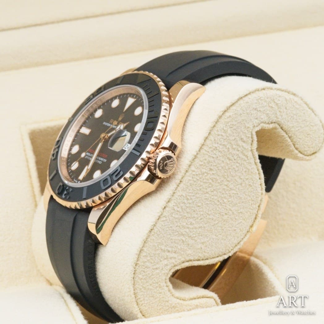 Rolex Yacht-Master saati, siyah kadran, referans 126655 (6)