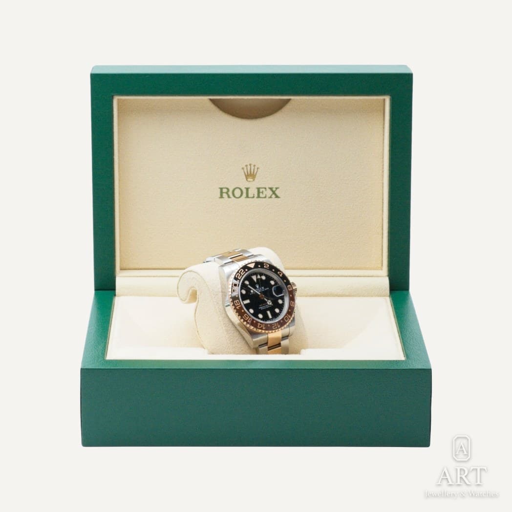 Rolex GMT-Master II "Root Beer" saati, siyah kadran, referans 126711CHNR (3)