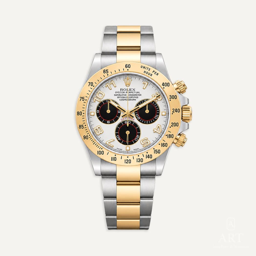 Rolex Daytona watch, panda dial, reference 116523