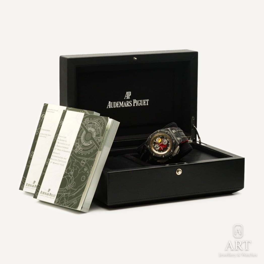 Audemars Piguet Royal Oak Offshore Grand Prix saati, siyah kadran, referans 26290IO.OO.A001VE.01 (5)