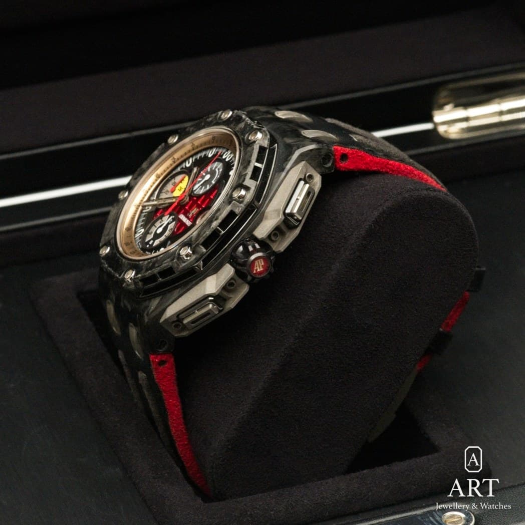 Audemars Piguet Royal Oak Offshore Grand Prix saati, siyah kadran, referans 26290IO.OO.A001VE.01 (8)
