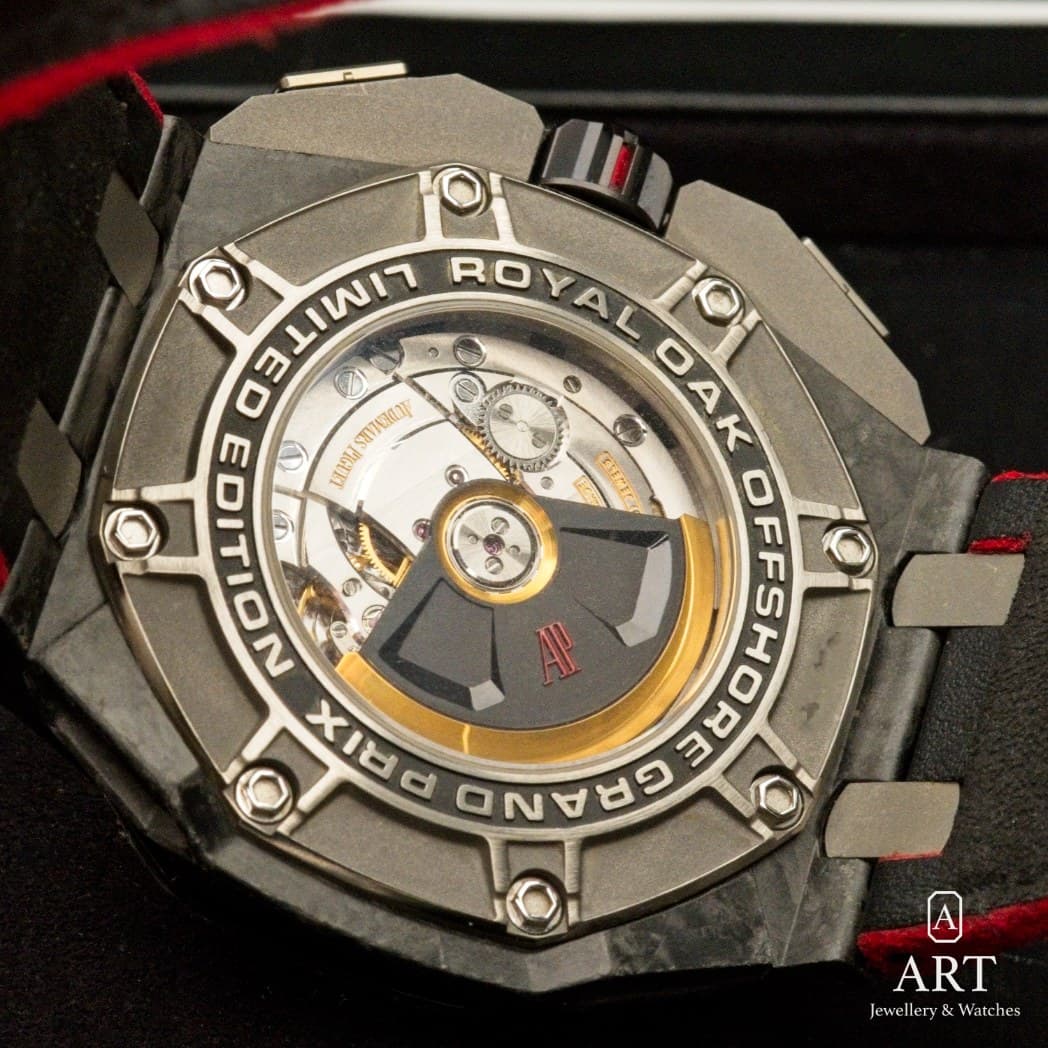 Audemars Piguet Royal Oak Offshore Grand Prix saati, siyah kadran, referans 26290IO.OO.A001VE.01 (9)