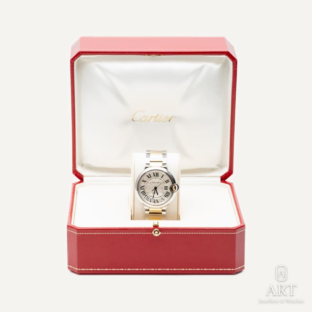 Cartier Ballon Bleu de Cartier watch, white dial, reference W2BB0012 (2)