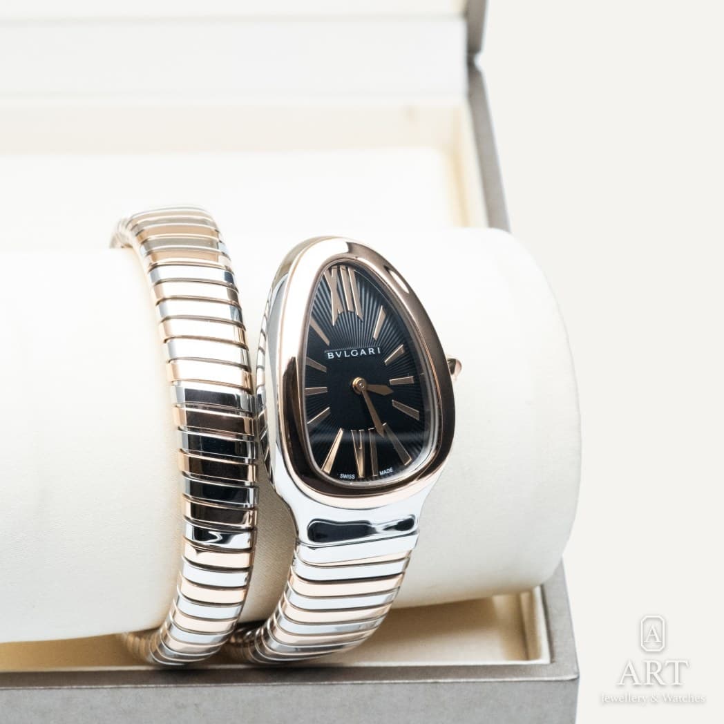Bulgari Serpenti Tubogas watch, black dial, reference 102123 (5)