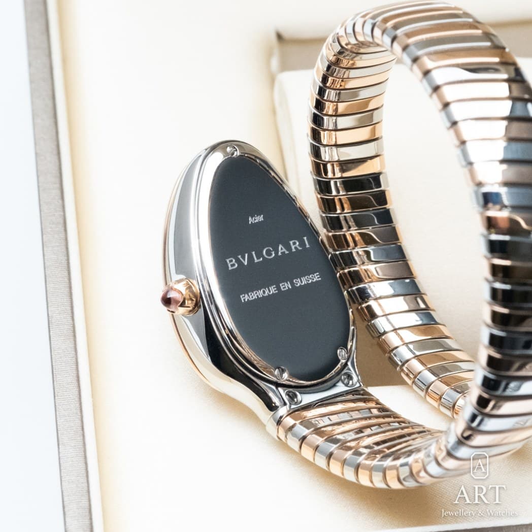 Bulgari Serpenti Tubogas watch, black dial, reference 102123 (7)