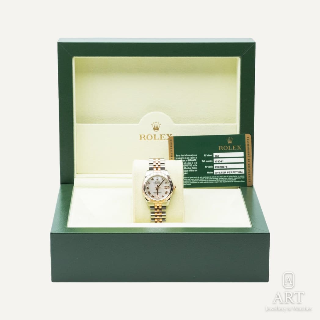 Rolex Datejust watch, mother of pearl dial, reference 178341 (2)