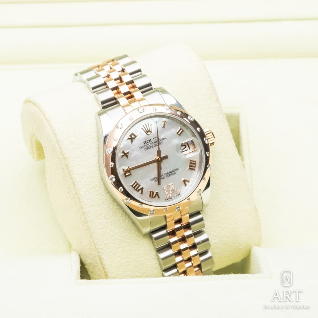 Rolex Datejust watch, mother of pearl dial, reference 178341 (5)
