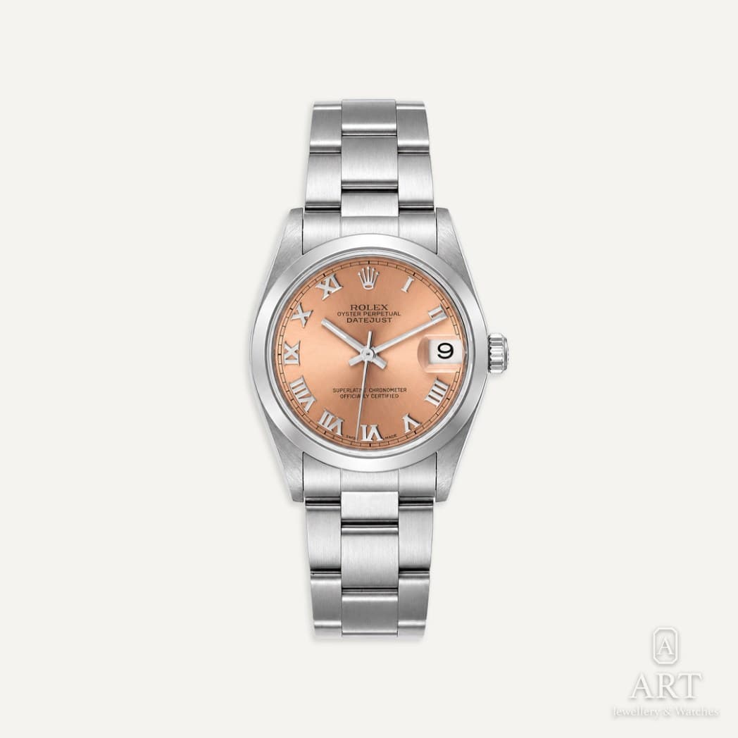 Rolex Datejust watch, salmon dial, reference 78240