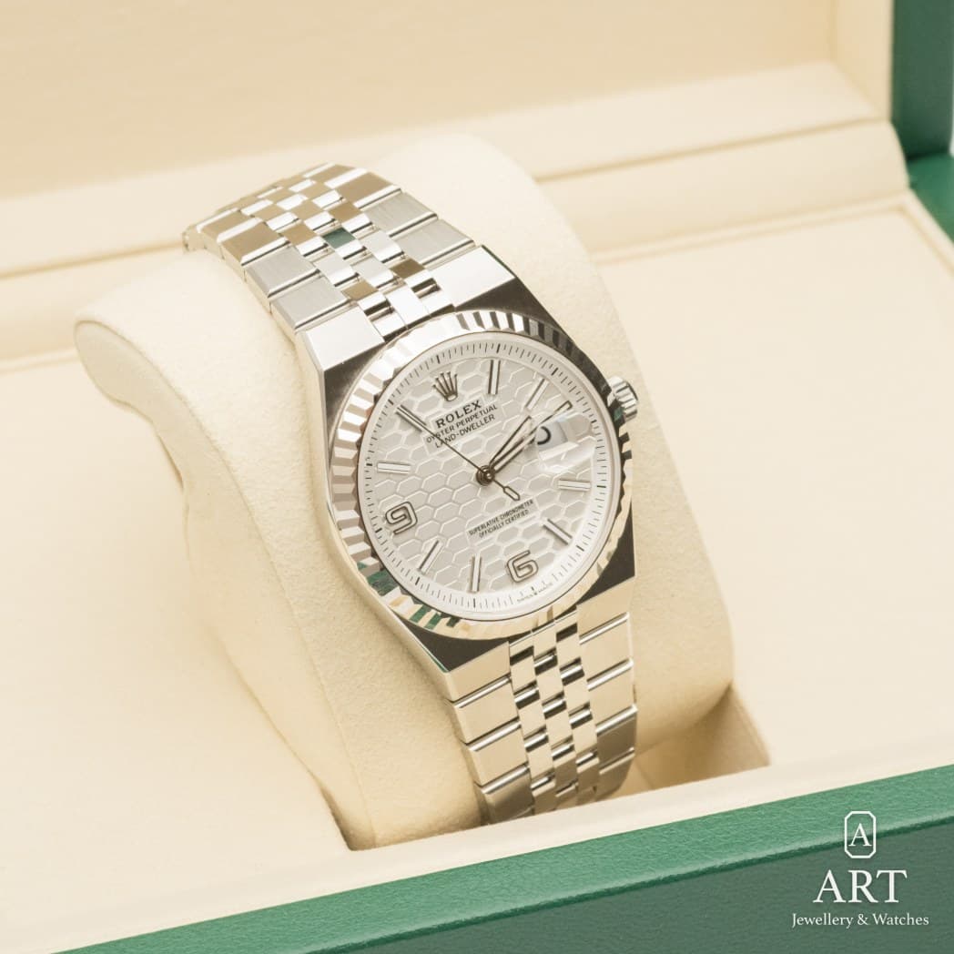 Rolex Land-Dweller saati, beyaz kadran, referans 127234 (5)