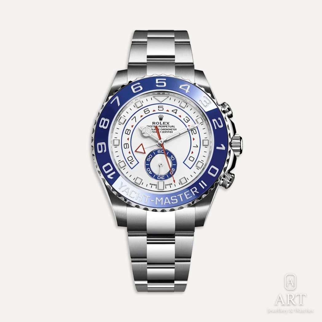Rolex Yacht-Master II saati, beyaz kadran, referans 116680
