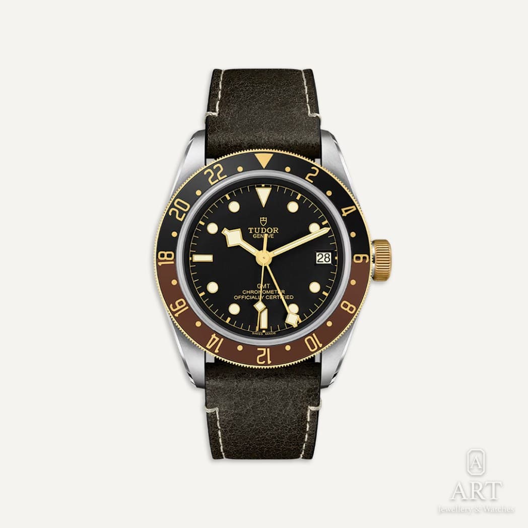Tudor Black Bay GMT S&G saati, siyah kadran, referans M79833MN-0003