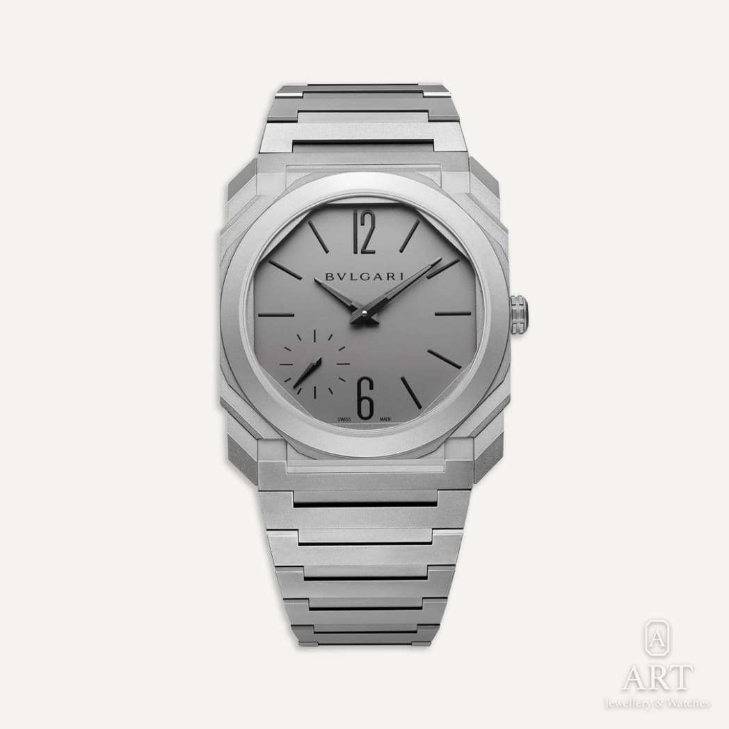 Bulgari Octo Finissimo saati, gri kadran, referans 104089