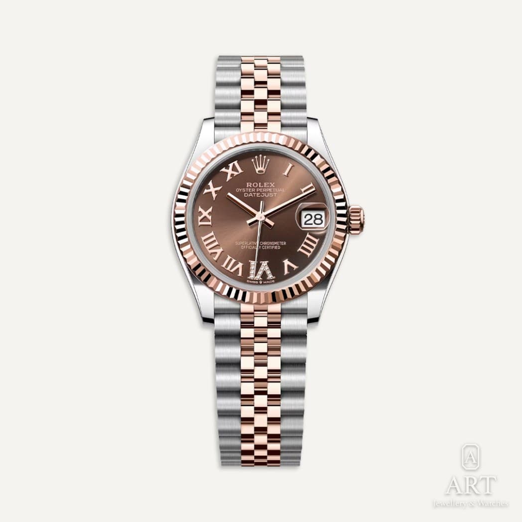 Rolex Datejust watch, chocolate dial, reference 278271