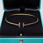 Pre-Owned Tiffany & Co. T Wire Diamond Bracelet Medium 60010754
