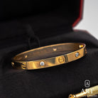 Pre-Owned Cartier Love Bracelet 4 Diamond B6070017
