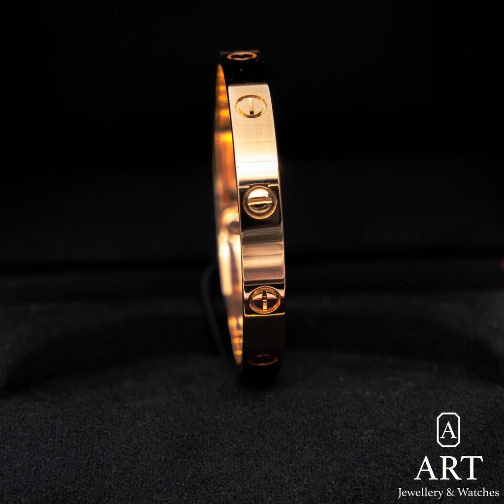Pre-Owned Cartier Love Bracelet 17 Rose Gold B6067417