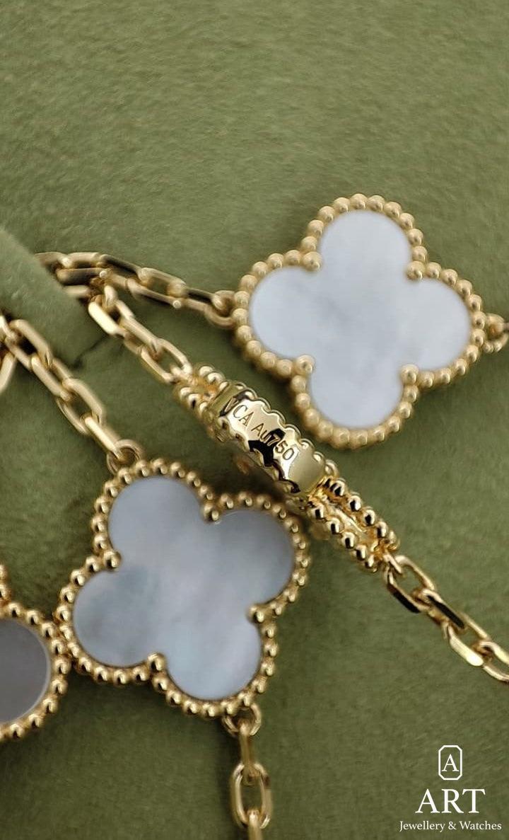 Pre-Owned Van Cleef & Arpels Vintage Alhambra Necklace VCARA42100